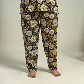  Multicolor Block Print Cotton Bagru Night Suit Set