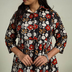 Buy Multicolor Block Print Cotton Bagru Night Suit Set