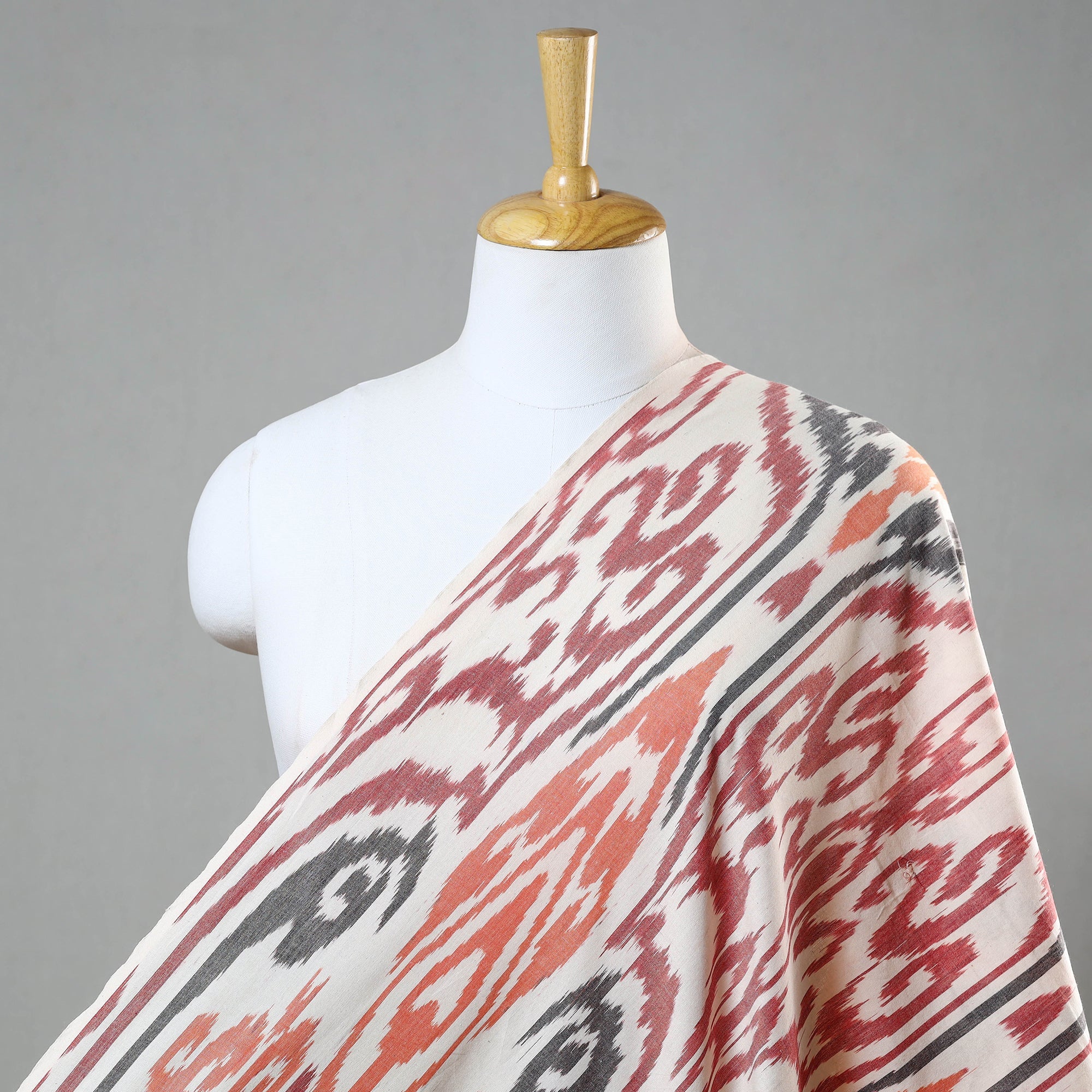 Buy Handloom Cotton Central Asian Pochampally Ikat Fabric