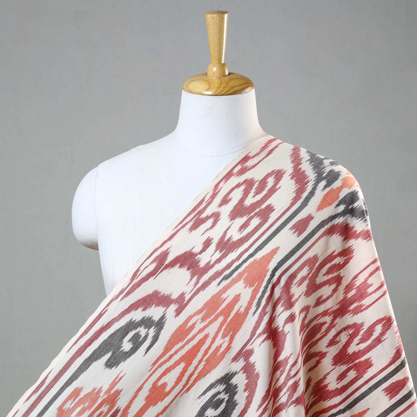 Buy Handloom Cotton Central Asian Pochampally Ikat Fabric