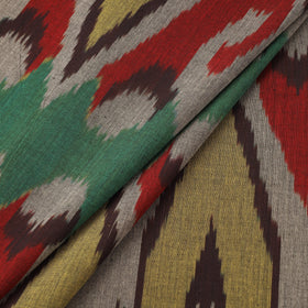 Cotton central asian pochampally ikat fabric 09