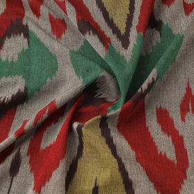 Cotton central asian pochampally ikat fabric 09