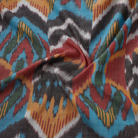 Cotton central asian pochampally ikat fabric 10