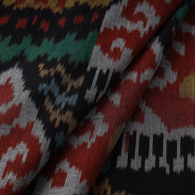 Cotton central asian pochampally ikat fabric 14