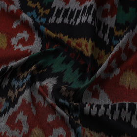 Cotton central asian pochampally ikat fabric 14