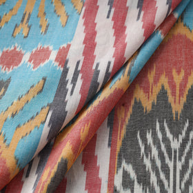 Cotton central asian pochampally ikat fabric 15