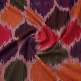 Cotton central asian pochampally ikat fabric 16