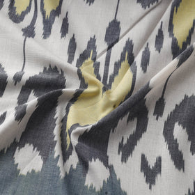Cotton central asian pochampally ikat fabric 17