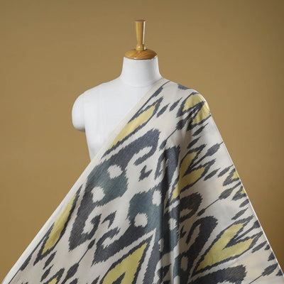 Cotton central asian pochampally ikat fabric 17