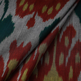 Cotton central asian pochampally ikat fabric 18