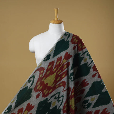 Cotton central asian pochampally ikat fabric 18