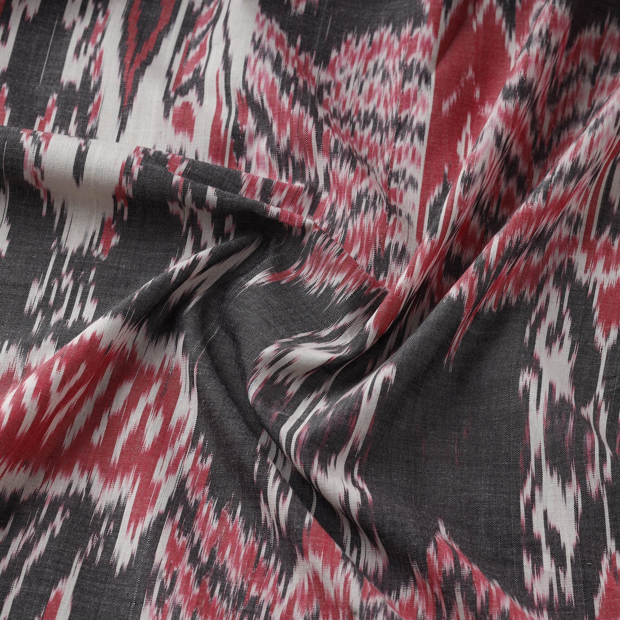 Cotton central asian pochampally ikat fabric 20