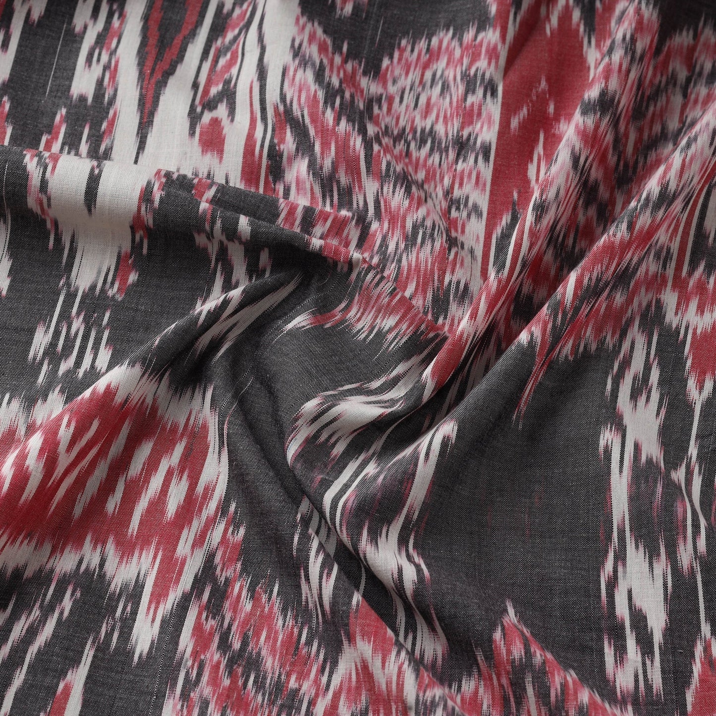 Cotton central asian pochampally ikat fabric 20