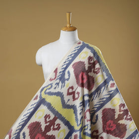 Cotton central asian pochampally ikat fabric 21