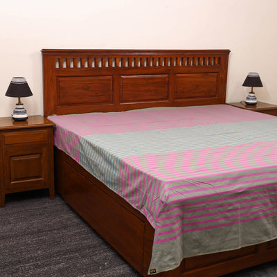 Buy Plain Handloom Bedsheet for Home in India