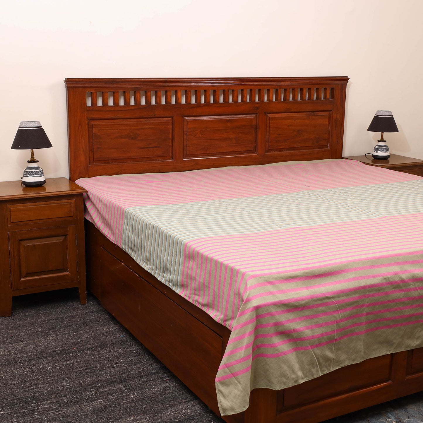 Cotton Double Handloom Bed Cover