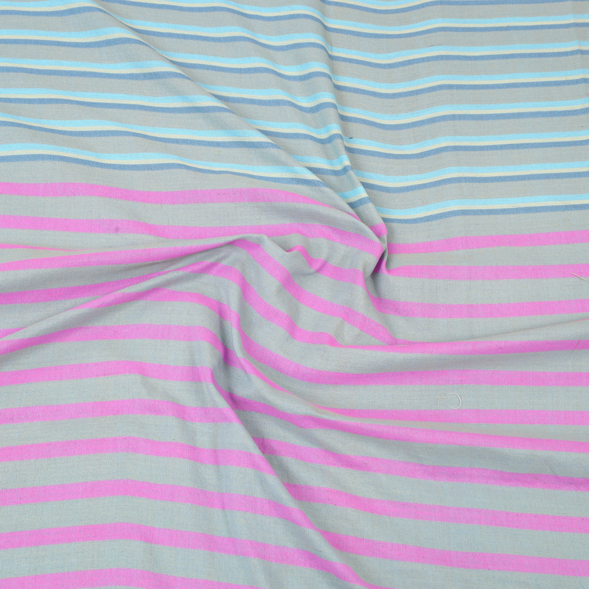 Multicolor - cotton double handloom bed cover (108 x 90 in)