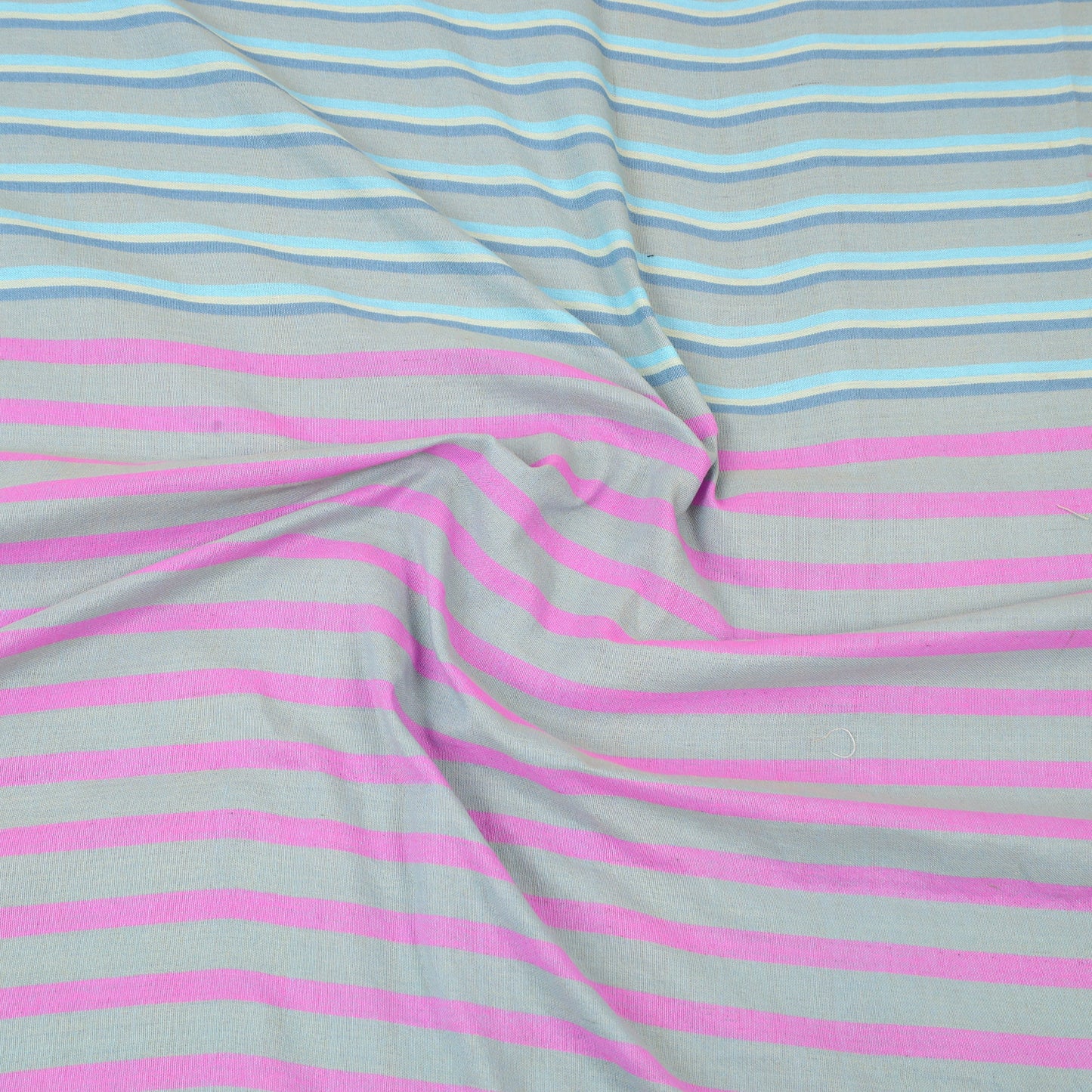 Multicolor - cotton double handloom bed cover (108 x 90 in)