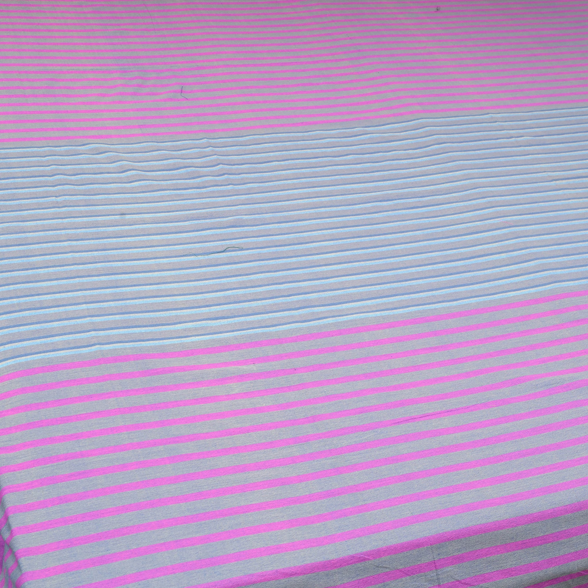 Multicolor - cotton double handloom bed cover (108 x 90 in)