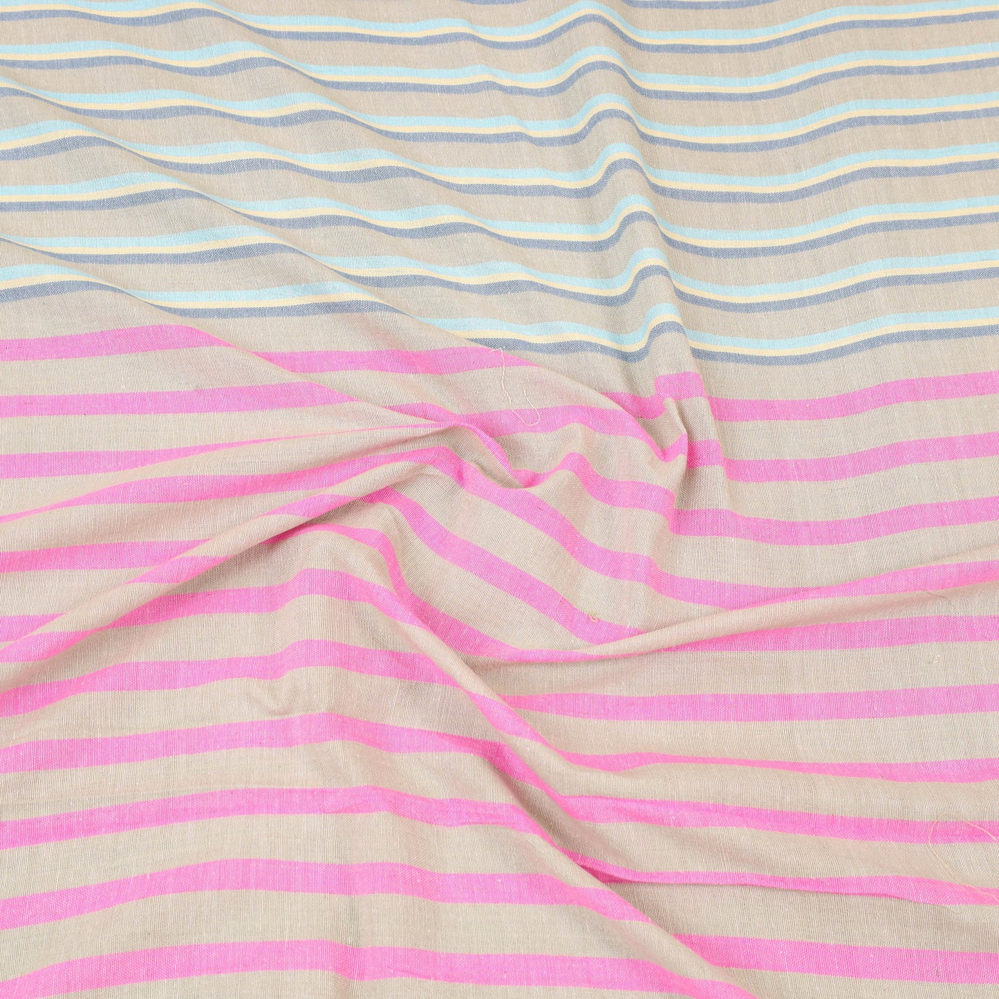 Multicolor - cotton double handloom bed cover (108 x 90 in)