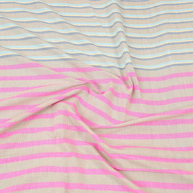 Multicolor - cotton double handloom bed cover (108 x 90 in)