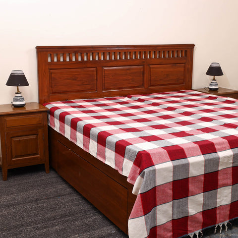 Buy Plain Handloom Bedsheet for Home in India