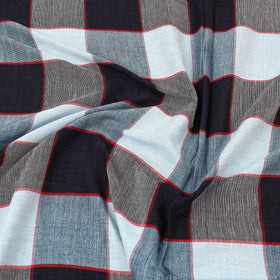 Multicolor - cotton double handloom bed cover (98 x 90 in)