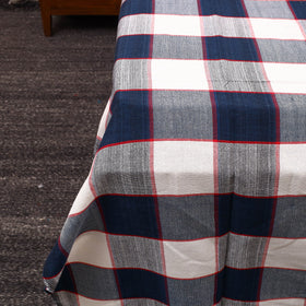 Multicolor - cotton double handloom bed cover (98 x 90 in)