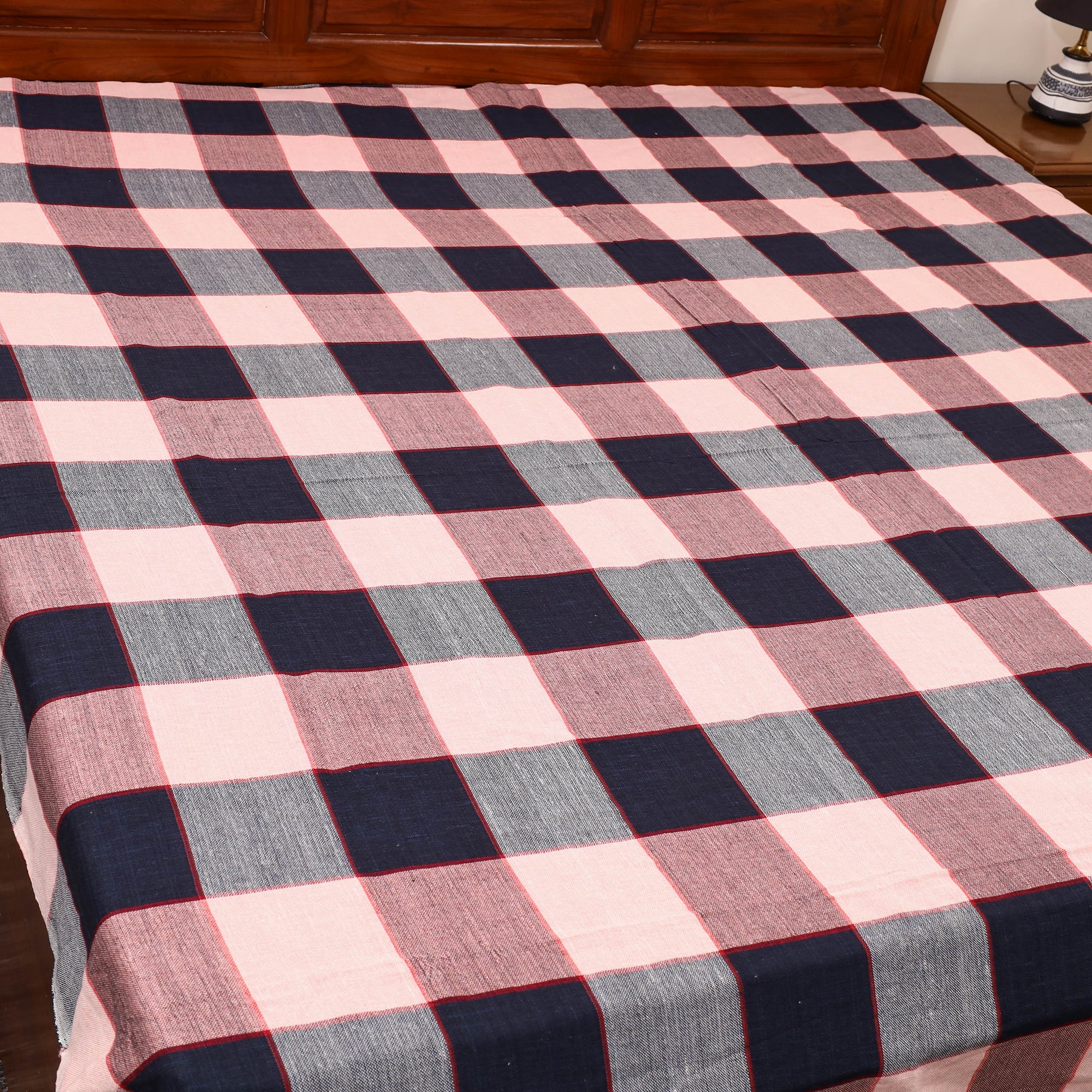 Buy Plain Handloom Bedsheet for Home in India
