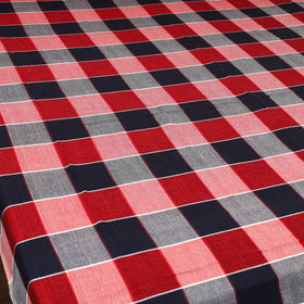 Multicolor - cotton double handloom bed cover (98 x 90 in)