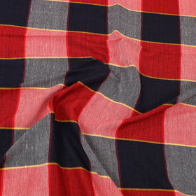 Multicolor - cotton double handloom bed cover (98 x 90 in)