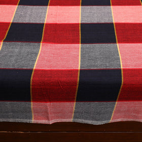 Multicolor - cotton double handloom bed cover (98 x 90 in)