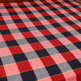 Multicolor - cotton double handloom bed cover (98 x 90 in)