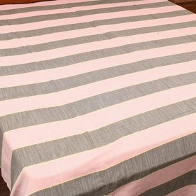 Multicolor - cotton double handloom bed cover (98 x 90 in)