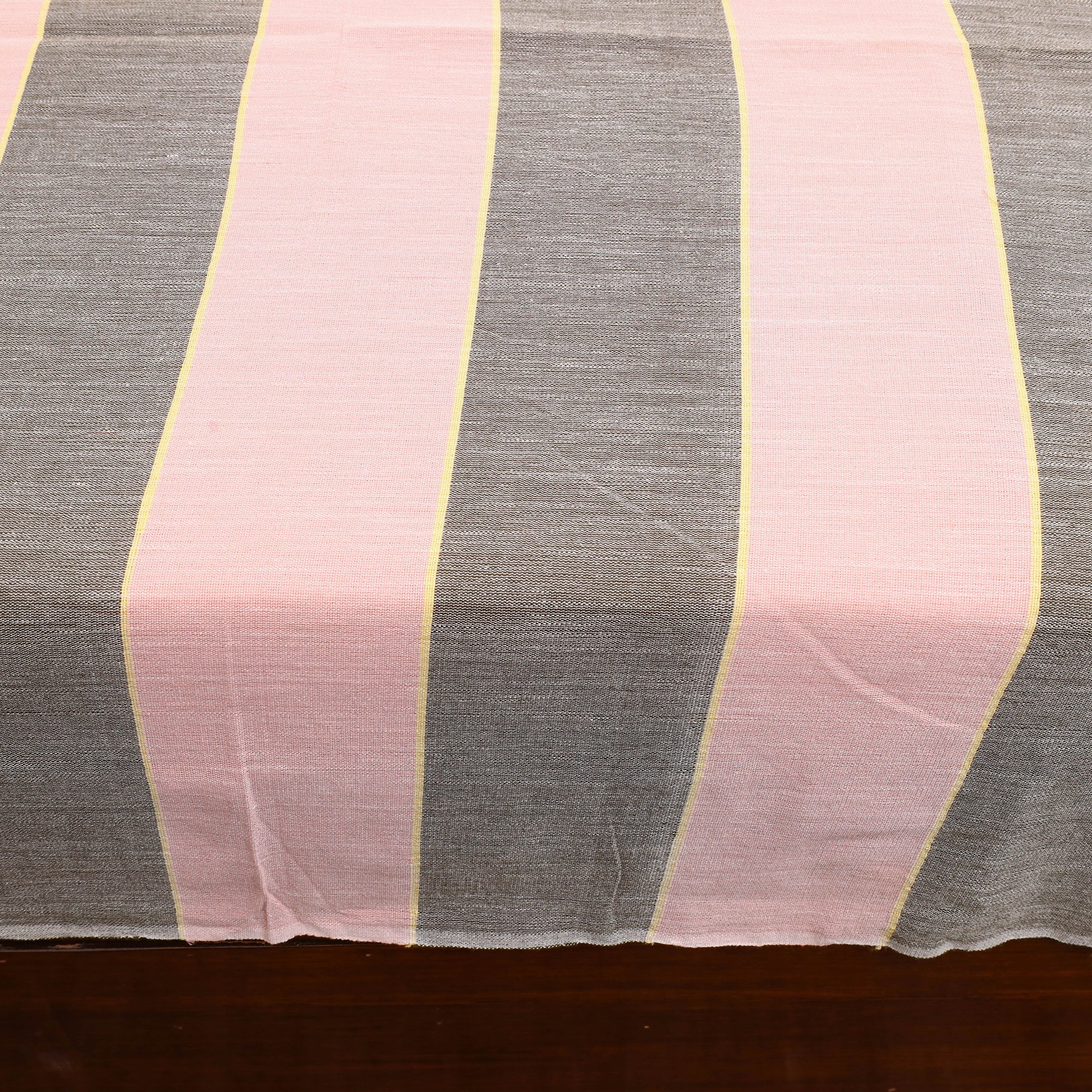 Multicolor - cotton double handloom bed cover (98 x 90 in)