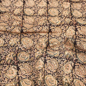 Buy Pedana Kalamkari Block Printed Cotton Double Bed Cover (111 x 91 in) 16 Online at iTokri.com
