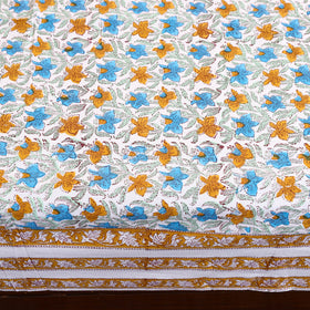 Multicolor - Block Print Cotton Double Sanganeri Bed Sheet 41