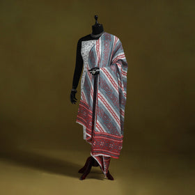 Cotton jaipur printed dupatta 24 - handcrafted