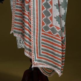 Cotton jaipur printed dupatta 28 - handcrafted