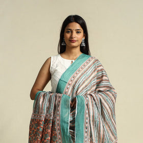 Multicolor Cotton Jaipur Printed Dupatta 