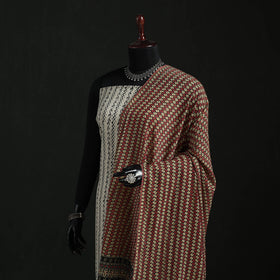 Cotton jaipur printed dupatta 32 - handcrafted