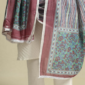 Multicolor - cotton jaipur printed dupatta 34 - handcrafted