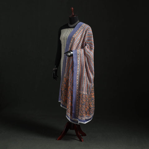 Cotton jaipur printed dupatta 49 - handcrafted