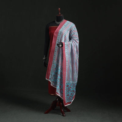 Cotton jaipur printed dupatta 69 - handcrafted