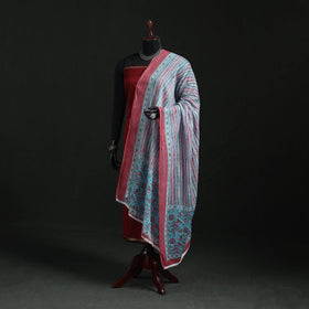 Cotton jaipur printed dupatta 69 - handcrafted