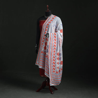 Cotton jaipur printed dupatta 99 - handcrafted
