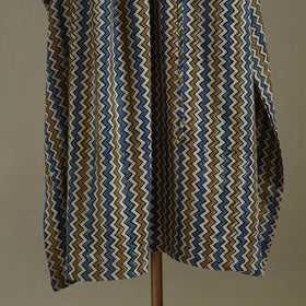 Multicolor Ajrakh Block Print Cotton Kaftan (Long)