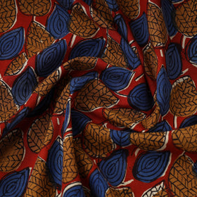 Multicolor Cotton Kalamkari Bagru Block Print Fabric