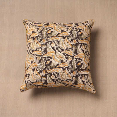  Block Print Cotton Kalamkari Cushion Cover