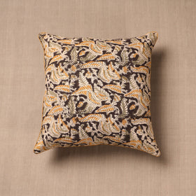  Block Print Cotton Kalamkari Cushion Cover